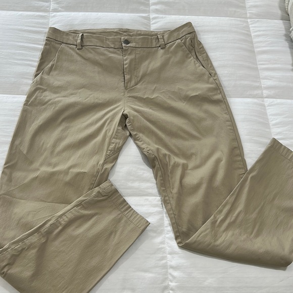 lululemon athletica Pants Mens Lululemon Khaki Pants Poshmark